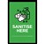 MATTEK ABSORBENT SANITISE HERE MAT 800 X 1200MM GREEN WHITE