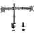 BRATECK DUAL MONITOR DOUBLE JOINT ARTICULATING ARM BLACK