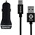 MOKI CAR CHARGER AND SYNCHARGE BRAIDED CABLE USBA TO USBC 900MM BLACK