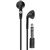 MOKI STEREO EARPHONES WITH 65MM ADAPTOR KIT BLACK