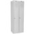 STEELCO PERSONNEL LOCKER 1 DOOR BANK OF 2 LATCHLOCK 380MM SILVER GREY