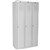STEELCO PERSONNEL LOCKER 1 DOOR BANK OF 3 LATCHLOCK 380MM SILVER GREY