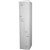 STEELCO PERSONNEL LOCKER 2 Z DOOR 380MM SILVER GREY