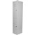 STEELCO PERSONNEL LOCKER 2 DOOR LATCHLOCK 380MM SILVER GREY