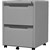 STEELCO CLASSIC MOBILE PEDESTAL 2 FILE 630 X 470 X 515MM SILVER GREY