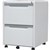 STEELCO CLASSIC MOBILE PEDESTAL 2 FILE 630 X 470 X 515MM WHITE SATIN