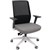 RAPIDLINE MOTION TASK CHAIR MEDIUM MESH BACK ARMS BLACKLIGHT GREY