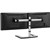 ATDEC DUAL FREESTANDING MONITOR STAND SILVER
