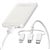 OTTERBOX 5K MAH 3IN1 POWER BANK MOBILE CHARGING KIT WHITE