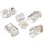 SHINTARO RJ45 CONNECTOR CAT5E BOX 50 CLEAR