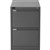 MERCURY FILING CABINET 2 DRAWER 470 X 620 X 710MM GRAPHITE RIPPLE