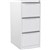 MERCURY FILING CABINET 3 DRAWER 470 X 620 X 1015MM WHITE SATIN