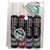 PENTEL MAXIFLO WHITEBOARD MARKER CHISEL 7MM ASSORTED WALLET 4