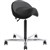 NORJ 4D MULTIDIRECTIONAL SEAT POLISHED 5 FIN CHROME BASE BLACK