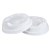 WRITER BREAKROOM DISPOSABLE PAPER CUP LIDS 8OZ WHITE BOX 1000