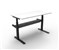 RAPIDLINE PARAMOUNT SINGLE SIDED ELECTRIC HEIGHT ADJUSTABLE WORKSTATION 1500 X 750MM NATURAL WHITEBLACK FRAME