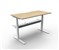 RAPIDLINE PARAMOUNT SINGLE SIDED ELECTRIC HEIGHT ADJUSTABLE WORKSTATION 1500 X 750MM NATURAL OAKWHITE FRAME