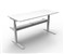 RAPIDLINE PARAMOUNT SINGLE SIDED ELECTRIC HEIGHT ADJUSTABLE WORKSTATION 1800 X 750MM NATURAL WHITEWHITE FRAME