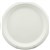EARTH ECO PLATES ROUND 180MM WHITE PACK 25
