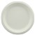 EARTH ECO PLATES ROUND 230MM WHITE PACK 25