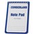 CUMBERLAND NOTEBOOK SPIRAL BOUND RULED 100 PAGE 75 X 110MM