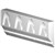 SNUGHOOK BAG AND HAT HOOK 167 X 480 X 45MM WHITE