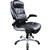 MONET BOARDROOM CHAIR HIGH BACK ARMS BLACK LEATHER