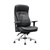 MONET ERGONOMIC CHAIR HIGH BACK ARMS BLACK LEATHER