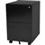 STEELCO TRIMLINE MOBILE PEDESTAL 2 DRAWER 1 FILE 615 X 390 X 500MM BLACK SATIN