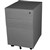 STEELCO TRIMLINE MOBILE PEDESTAL 2 DRAWER 1 FILE 615 X 300 X 500MM SILVER GREY