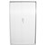 STEELCO TAMBOUR DOOR CABINET 3 SHELVES 1200 X 900 X 463MM WHITE SATIN