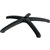 YS DESIGN TASK CHAIR COMPONENTS 5STAR BASE NYLON BLACK