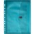 POP POLYWALLY BINDER WALLET HOOK AND LOOP CLOSURE 30MM GUSSET A4 BLUE