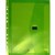POP POLYWALLY BINDER WALLET HOOK AND LOOP CLOSURE 30MM GUSSET A4 LIME
