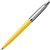 PARKER JOTTER ORIGINALS BALLPOINT PEN MEDIUM BLUE INK MEDIUM STAINLESS STEEL  YELLOW TRIM