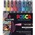 POSCA PC3M PAINT MARKER BULLET FINE 13MM ASSORTED COLOURS PACK 8