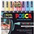 POSCA PC5M PAINT MARKER BULLET MEDIUM 25MM ASSORTED PASTEL COLOURS PACK 8