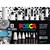 POSCA PAINT MARKERS ASSORTED TIP SIZES WHITE PACK 8
