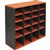 RAPID WORKER PIGEON HOLE UNIT 1040 X 1040 X 380MM CHERRYIRONSTONE