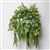 PLANT IMAGE HALF WALL PLANTER 180 X 250MM GREEN WHITE
