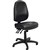 RAPIDLINE PO500 ERGONOMIC HEAVY DUTY TASK CHAIR HIGH BACK PU BLACK