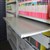 STEELCO PULL OUT REFERENCE SHELF 1200MM WHITE SATIN