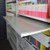 STEELCO TAMBOUR DOOR CABINET PULL OUT SHELF 900MM WHITE SATIN