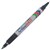 ARTLINE 041T DUAL NIB PERMANENT MARKER BULLET 0410MM BLACK
