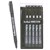 ARTLINE 230 TECHNICAL DRAWING SYSTEM PEN 0108MM BLACK WALLET 6