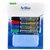 ARTLINE 577 WHITEBOARD MARKER BULLET 3MM ASSORTED AND ERASER STARTER KIT