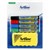 ARTLINE 577 WHITEBOARD MARKER BULLET 3MM ASSORTED AND MAGNETIC ERASER KIT