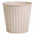 ESSELTE ELEMENTS FLUTELINE WASTE BIN METAL 15 LITRE BEIGE