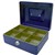 ESSELTE CLASSIC CASH BOX 200 X 150 X 80MM SIZE 8 BLUE