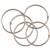 ESSELTE HINGED RINGS SIZE 7 19MM BOX 100